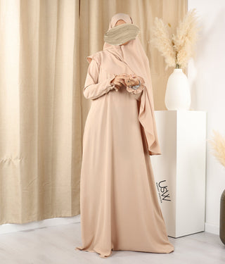 A-Lijn Abaya Arrzha Stretch TB - Sand