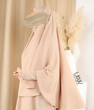 A-Lijn Abaya Arrzha Stretch TB - Sand