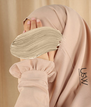 A-Lijn Abaya Arrzha Stretch TB - Sand