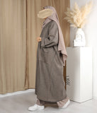 Knitted Kimono Taupe/Grey SPTTD