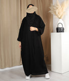 Knitted Kimono / Chain - Black