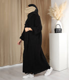 Knitted Kimono / Chain - Black