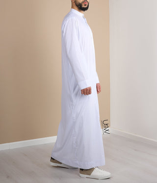 UsW - Tailored Qamees White L-Kraag