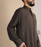 UsW - Tailored Qamees Formal Brown