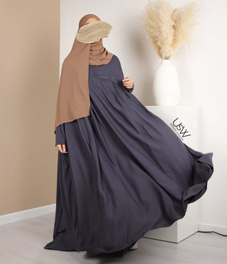 Jilbab Qatariyya Indigo