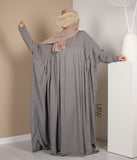 Jilbab Qatariyya Grå