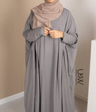 Jilbab Qatariyya Gray