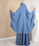 Vezati Farasha Khimar sa suknjom (pearl Stretch) - plave traperice