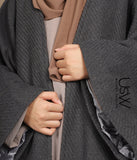 Kimono Mantel Saku - Graphite