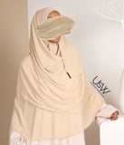 Full Instant Hijab XL - Nude