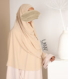 Full Instant Hijab XL - Nøgen