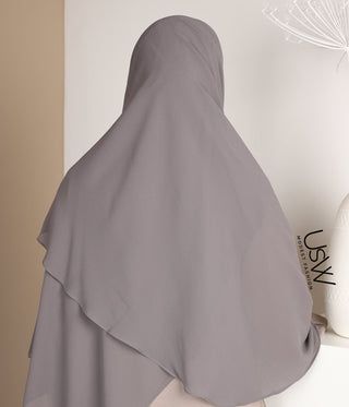 Full Instant Hijaab XXL - Dunkelgrau