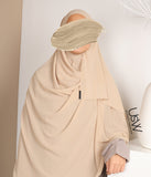 Full Instant Hijab XXL - Nøgen