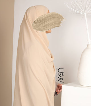 Full Instant Hijaab XXL - Nude