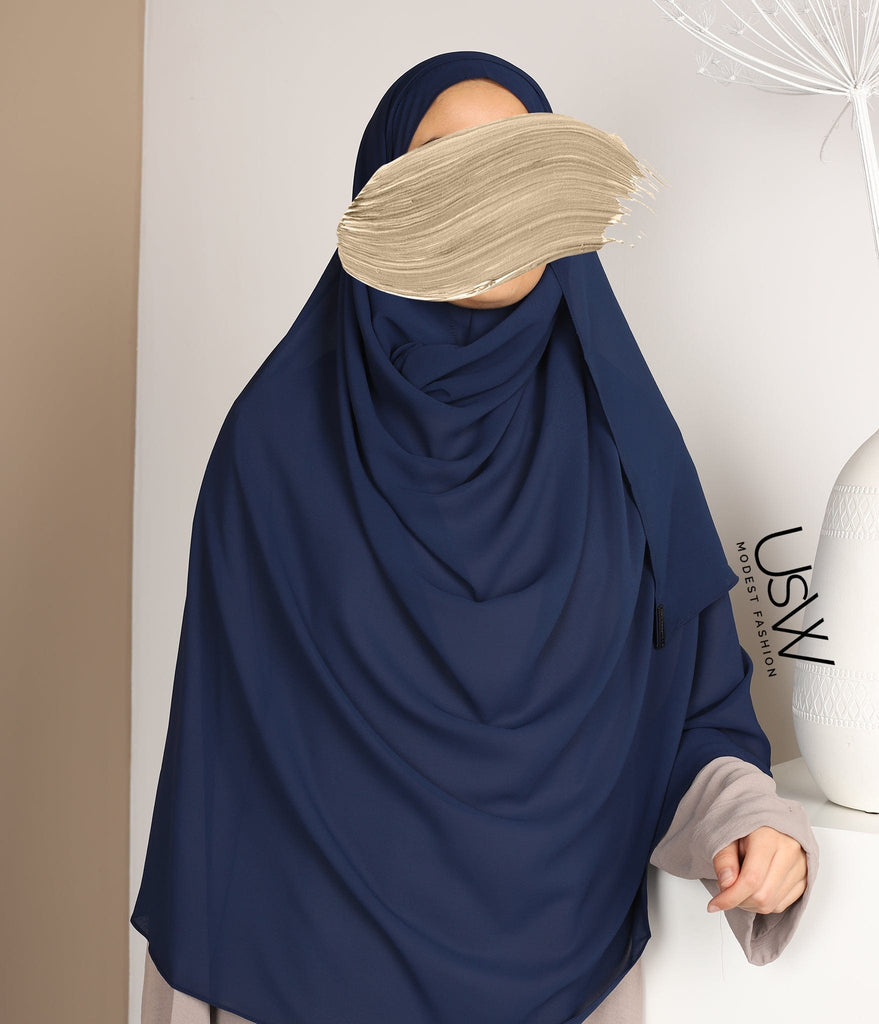 Full Instant Hijab XL – Denim