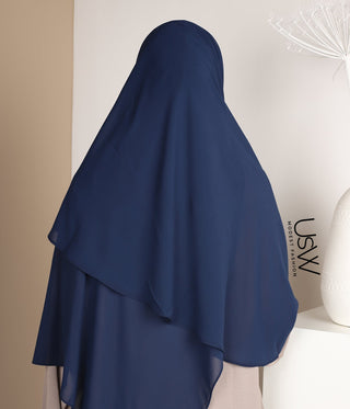 Full Instant Hijaab XL - Denim