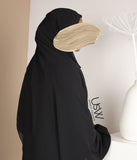 Full Instant hidžab XXL - crna