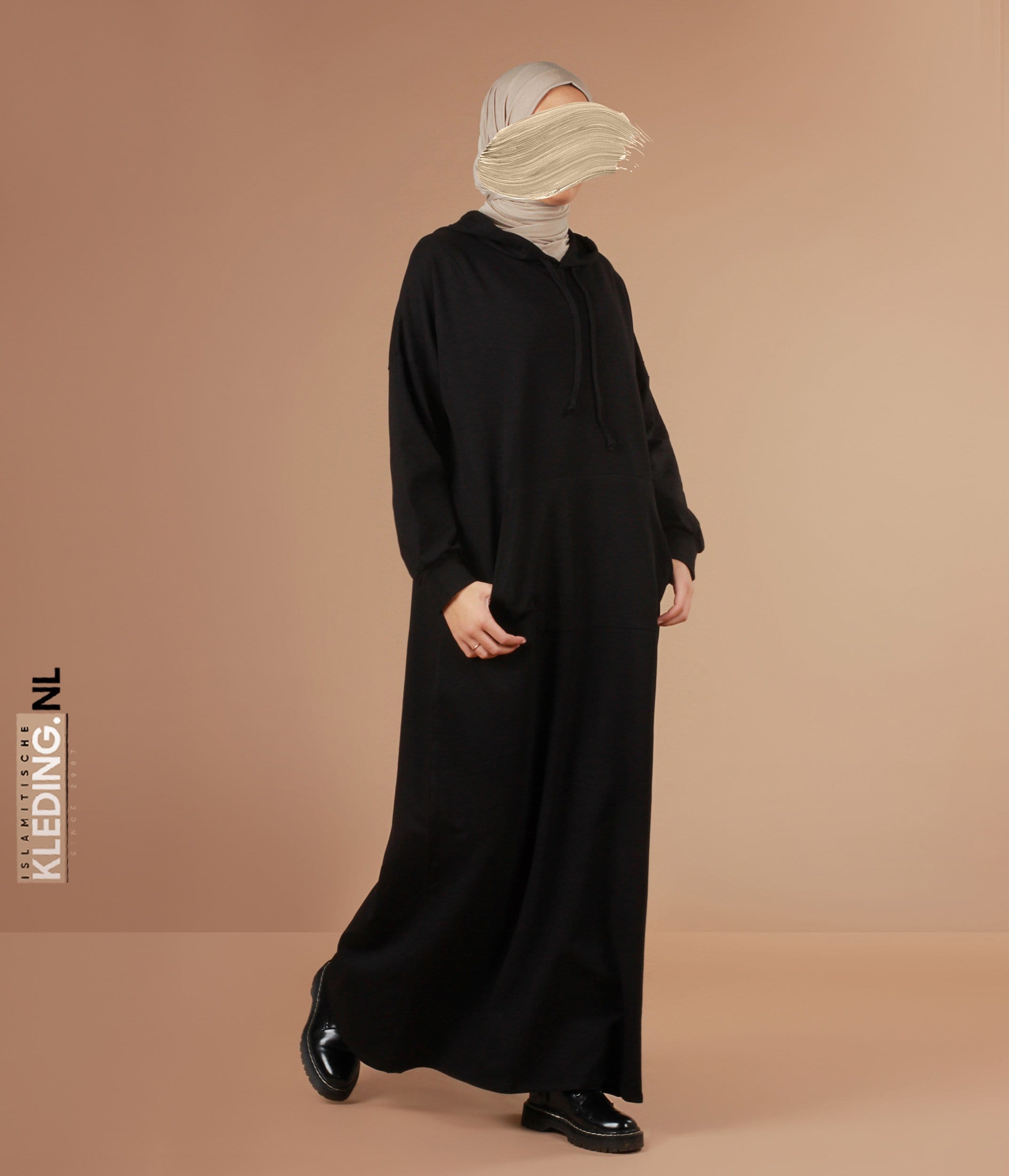 Zwarte abaya discount