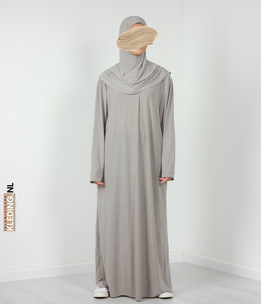 Odjeća za molitvu jednodijelna - svijetlo siva