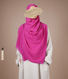 Hijab 150cm quadratisch - Orchidee -