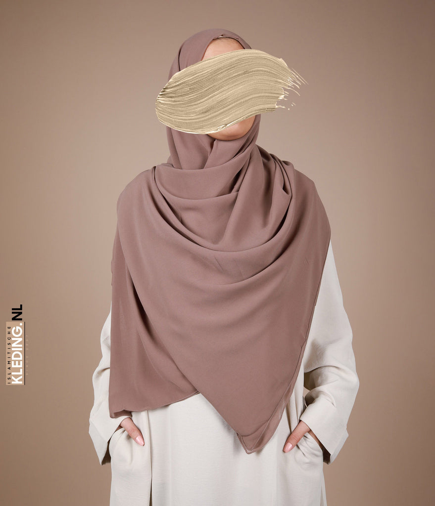 Hidžab 150cm kvadratni Taupe