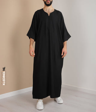 Al-Amir Kandora Viscose - Black