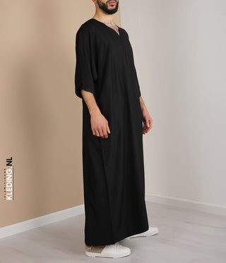 Al-Amir Kandora Viscose - Black