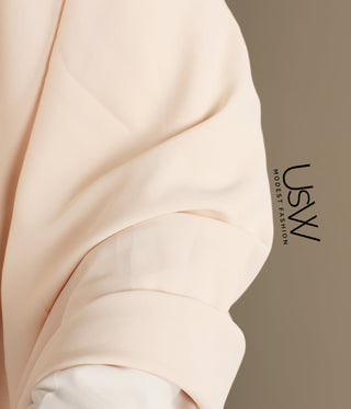 Pearl Stretch Sjaal 100*200 - Cream