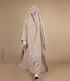 2 -piece Jilbab Lycra Polsjes - عارية